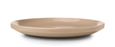 boş seramik plaka üzerinde beyaz izole