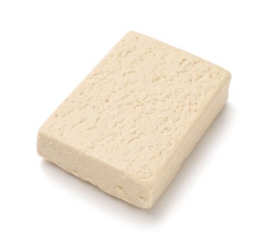 Tasty sesame halva on white background