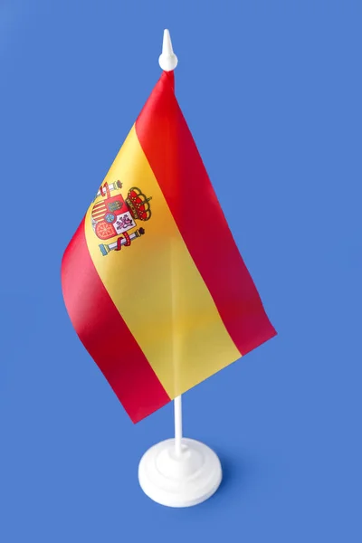 National Flag Spain Blue Background — Foto de Stock