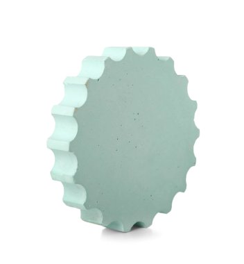 Decorative podium on white background