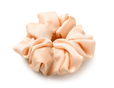 Beyaz arkaplanda ipek bandı