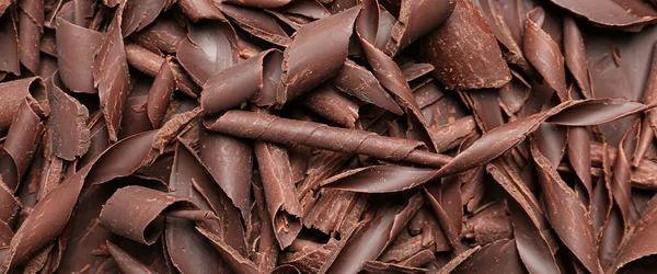 Cumulo Riccioli Cioccolato Come Sfondo — Foto Stock