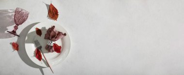 Metin için arkaplanı hafif olan sonbahar tablosu ayarları