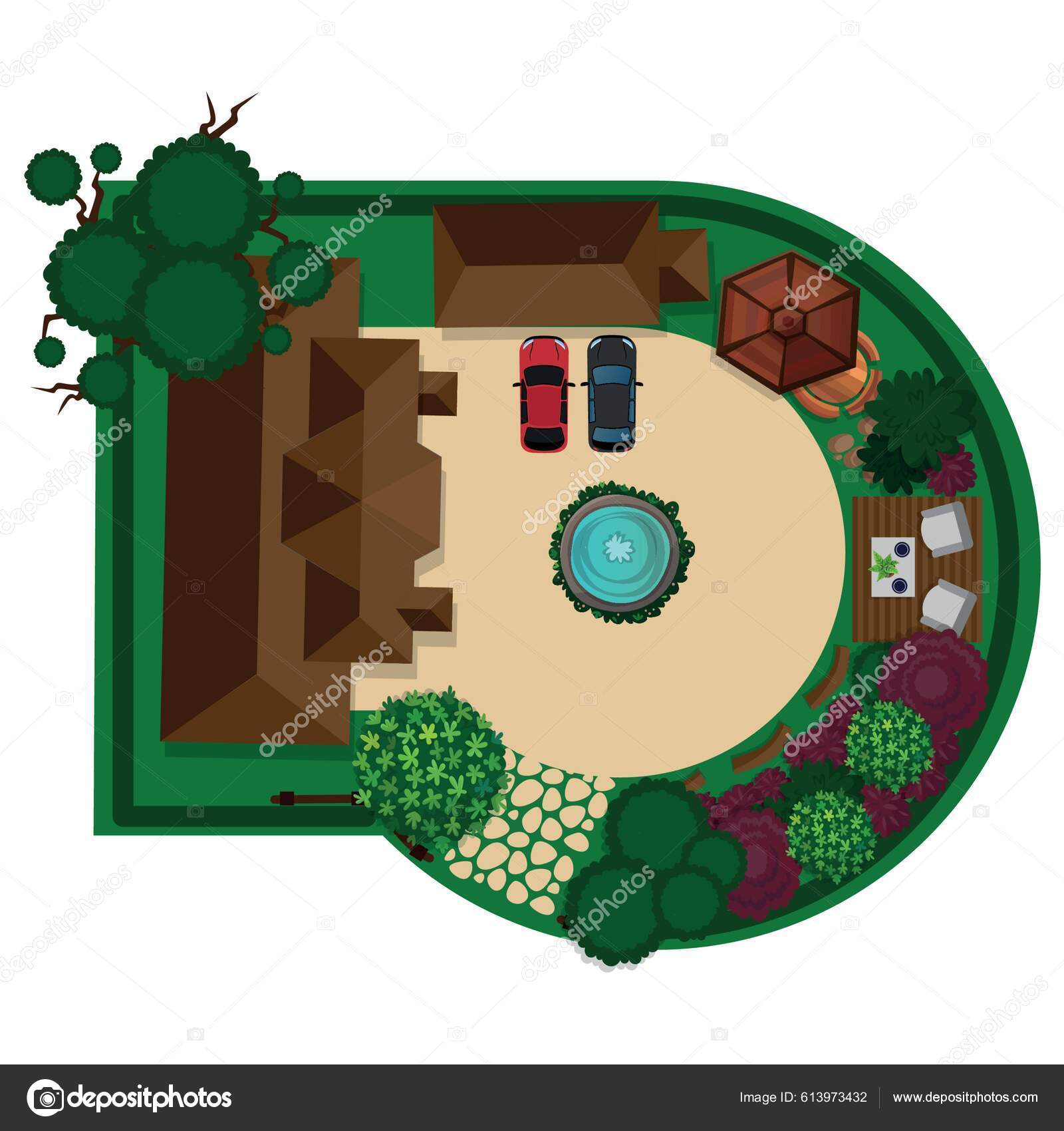 Project Plan New Landscape Design Stock Vector by ©serezniy 613973432