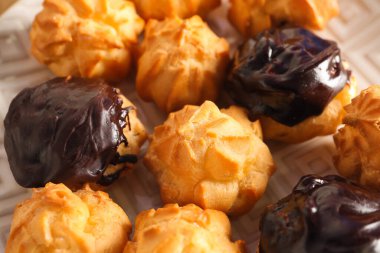 Lezzetli bir kaplama, yakın plan.