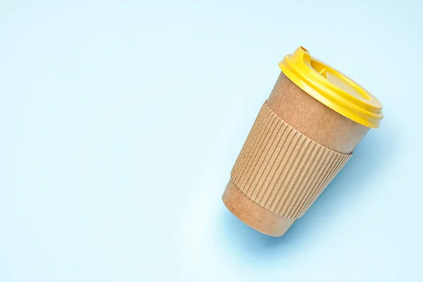 Paper Cup Color Background — Stock Photo, Image