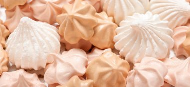 Bir sürü tatlı pasta, yakın plan.