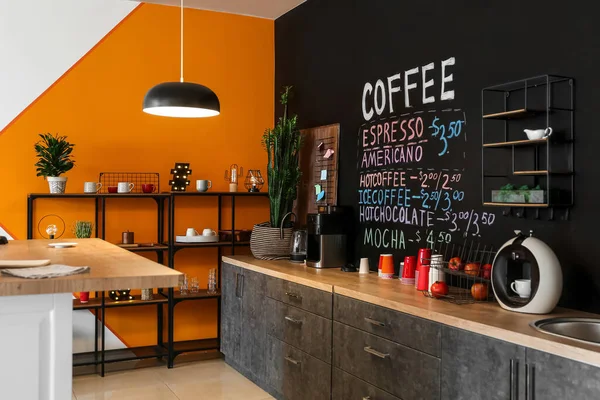 Stijlvolle Interieur Van Modern Café — Stockfoto