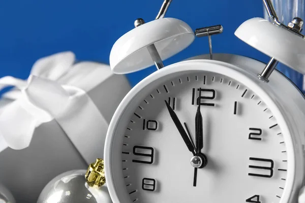 Horloge Nouvel Blanc Gros Plan — Photo