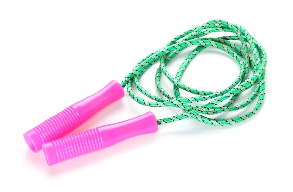 Colorful Skipping Rope White Background — Stock Photo, Image