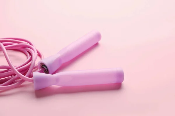 Skipping Rope Pink Background — Stok Foto
