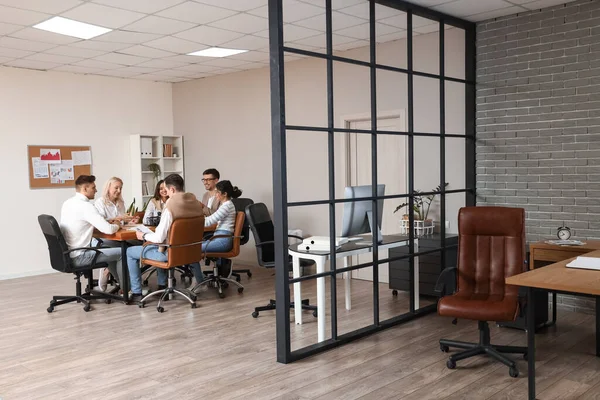 Business Workers Having Meeting Office — Stock Photo, Image