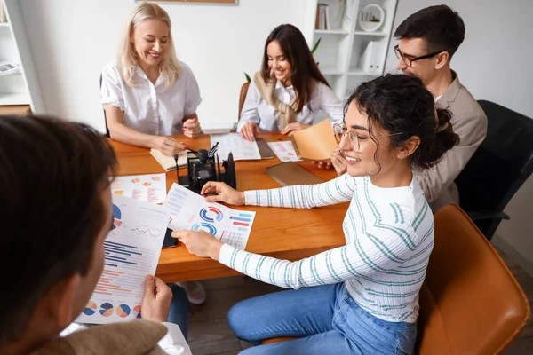 Business Workers Having Meeting Office — Stock Photo, Image