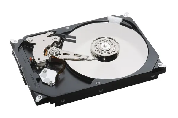 Hard disk open isolated — Stock Photo, Image