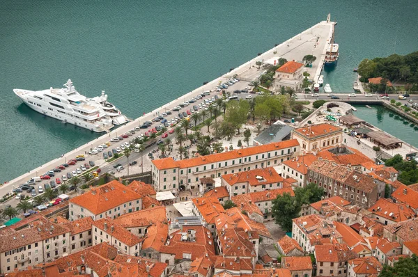 Harbor of old Adriatic city — Stock Photo, Image