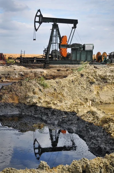 Presa pompa olio — Foto Stock