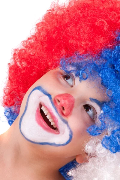 Little clown boy - portrait — Stock Photo, Image