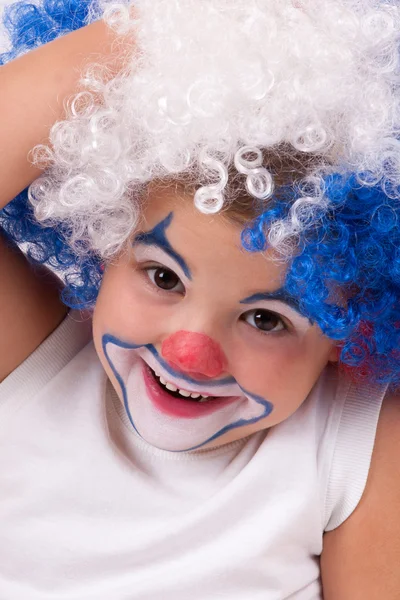 Little clown boy - portrait — Stock Photo, Image