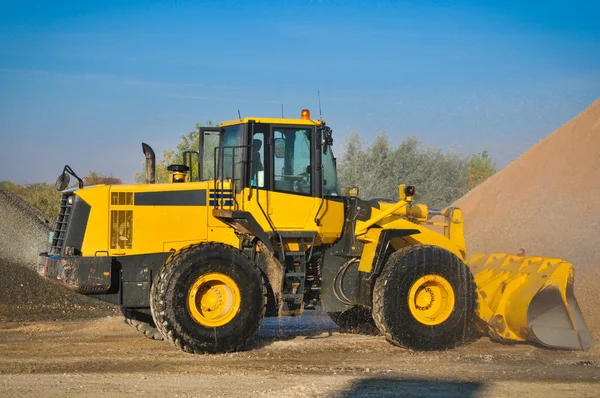 Lader Bagger Baumaschinen Maschinen — Stockfoto