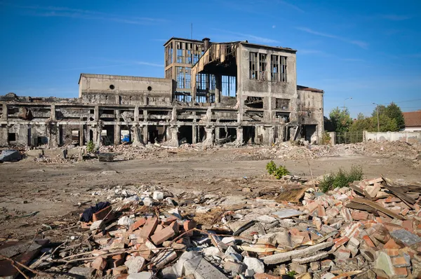Verwoeste gebouwen — Stockfoto