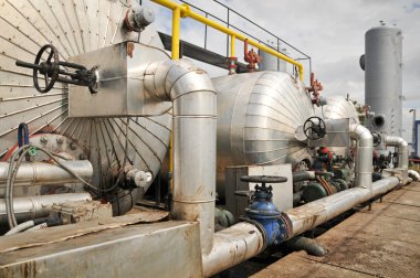 Petrol ve gaz sanayi tankları