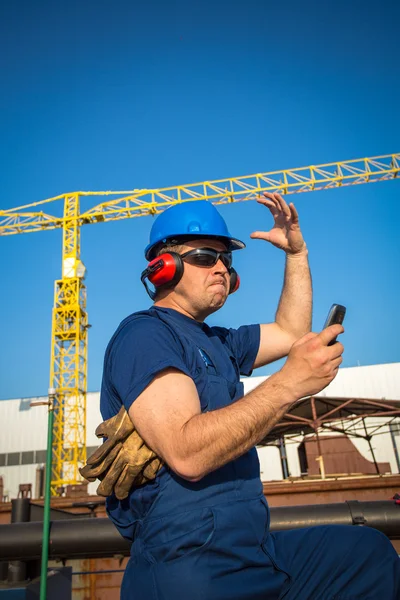 Shipyard worker — Stock Photo, Image