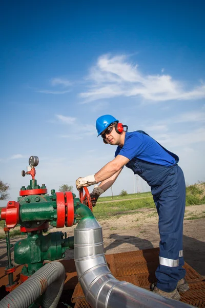 Öl-Ingenieur — Stockfoto