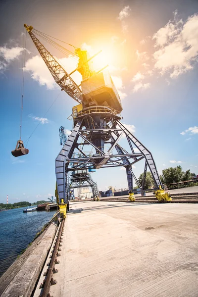 Port crane — Stok Foto