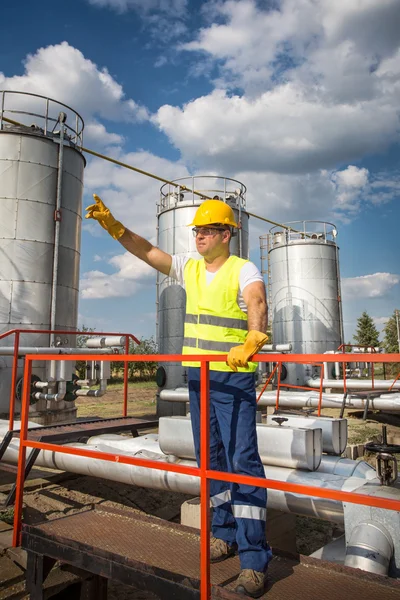 Petrol mühendisi — Stok fotoğraf