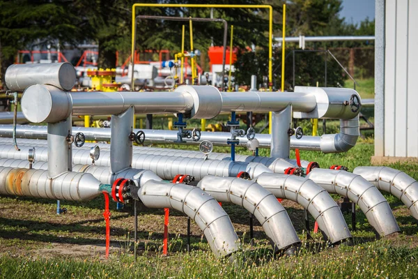 Almacenamiento y gasoducto — Foto de Stock