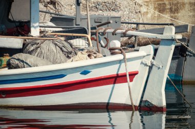 eski balıkçı teknesi