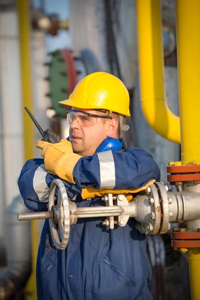 Lavoratori del petrolio — Foto Stock