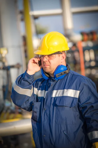 Oil workers — Stock Photo, Image