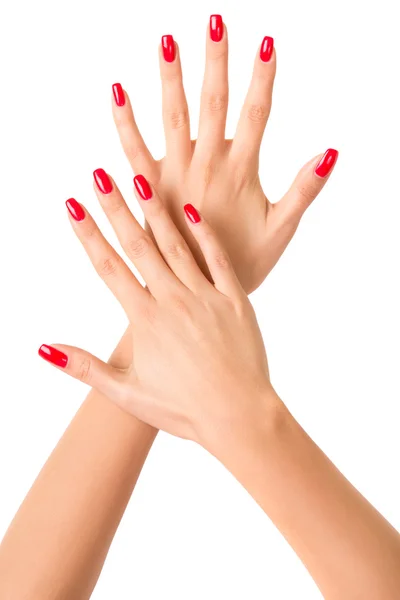 Paznokcie manicure — Zdjęcie stockowe