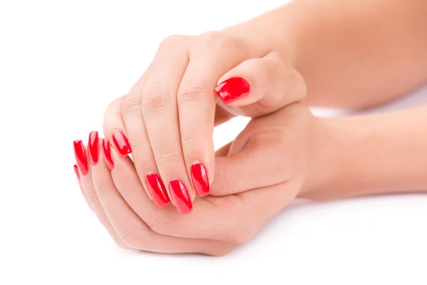 Manicured nails — Stock Photo, Image