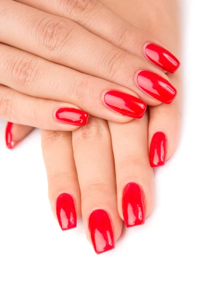 Paznokcie manicure — Zdjęcie stockowe