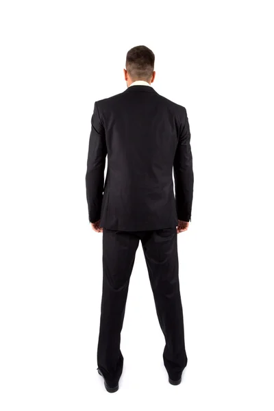 Businessman full length isolated on white — Stock Photo, Image