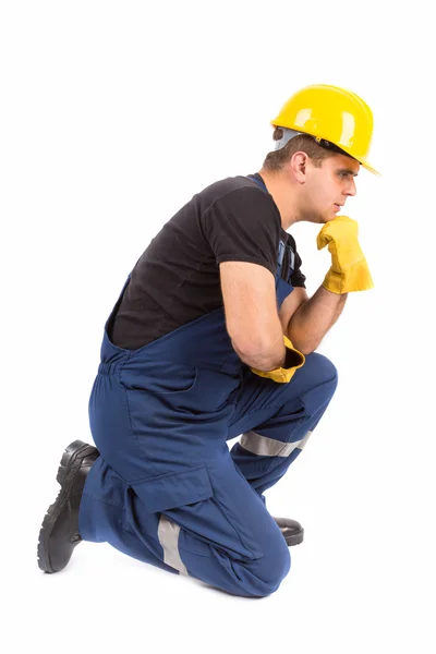Worker isolated — Stock Photo, Image