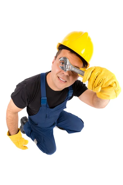 Worker isolated — Stock Photo, Image