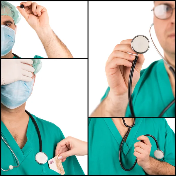 Medicinska begrepp collage — Stockfoto