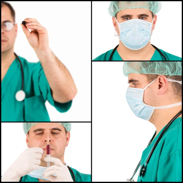 Medicinska begrepp collage — Stockfoto