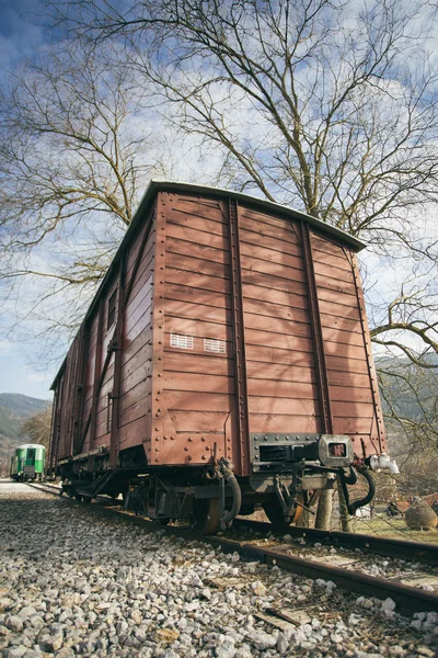 Transporte ferroviario antiguo — Foto de Stock