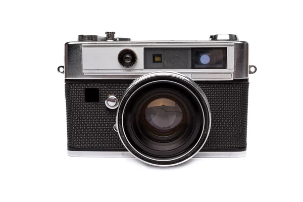 Oude camera geïsoleerd — Stockfoto