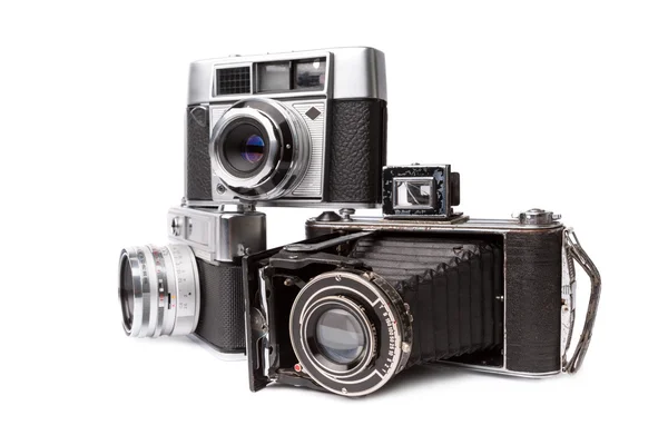 Старий фотоапарат, ізольовані — стокове фото