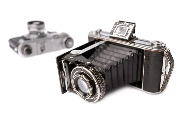 Gammal kamera isolerade — Stockfoto