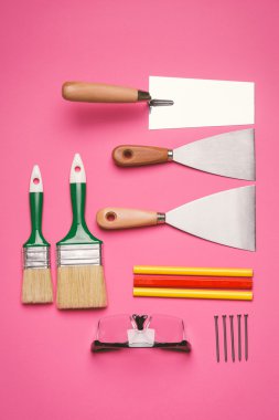 İnşaat aletleri seti