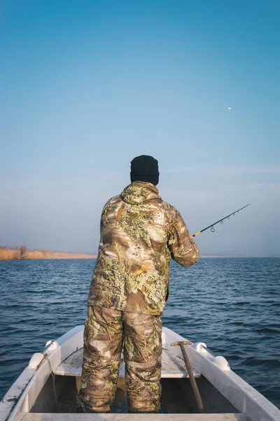 捕鱼的渔夫 — 图库照片