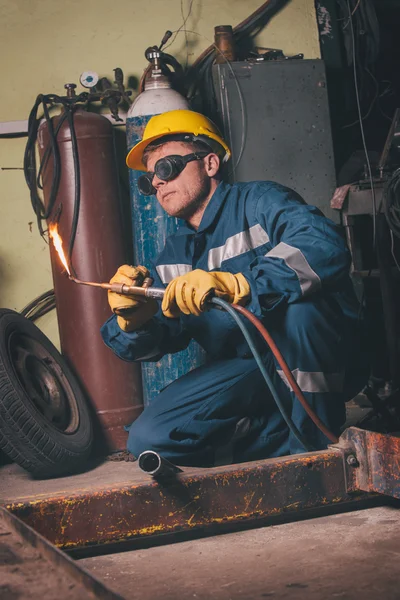 Trabajos de soldadura — Foto de Stock