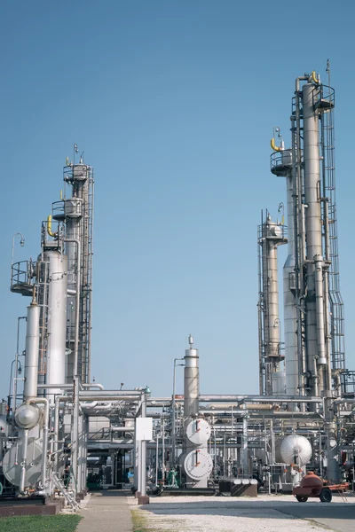 Planta de procesamiento de petróleo y gas — Foto de Stock