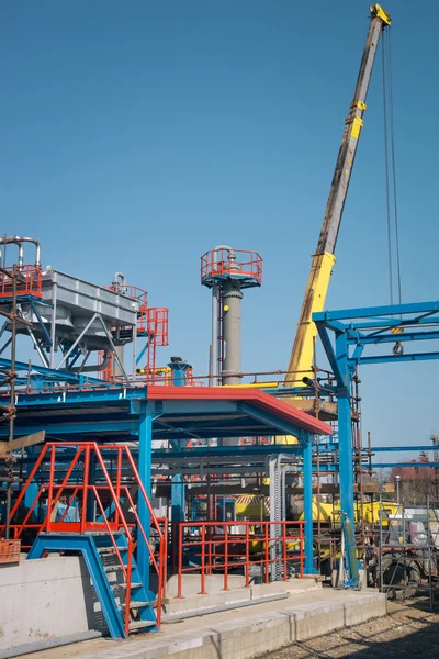 Unidade de processamento de petróleo e gás — Fotografia de Stock